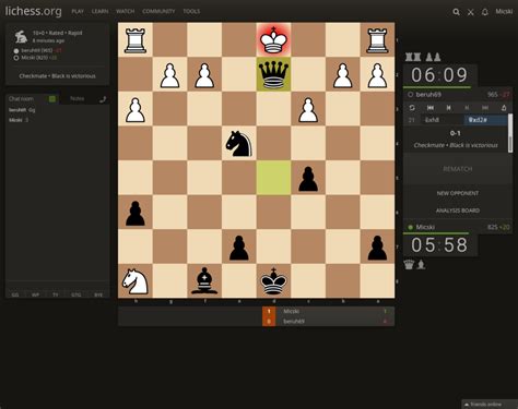 lichess.org chess - play the computer